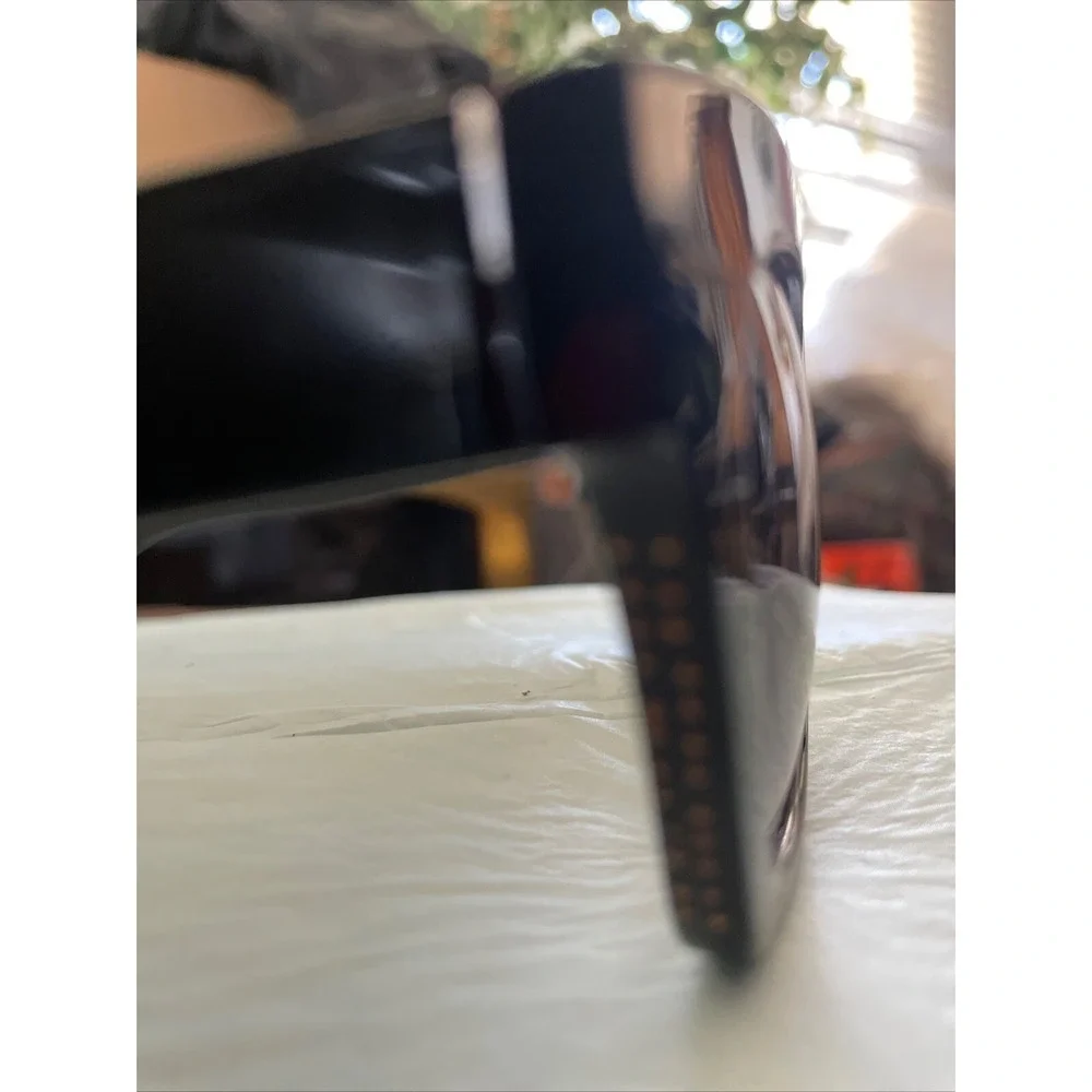 Nine West Black w. Studs & Blue Lens Womens Sunglasses 100%UV